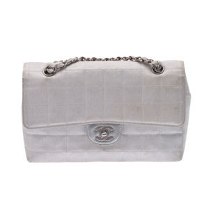 Chanel Chain Shoulder Bag Silver